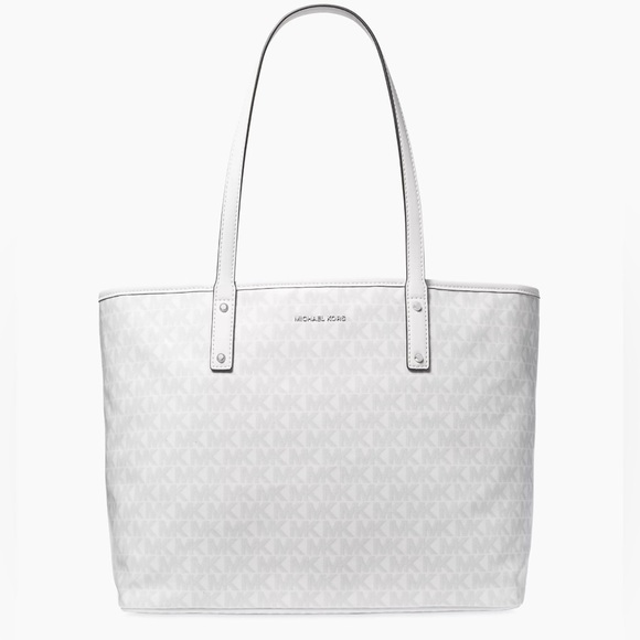 MICHAEL MICHAEL KORS Logo Carter Large Top Zip Tote Bag - Picture 1 of 8